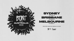 BUNT. ANNOUNCES LARGEST-EVER AUSTRALIAN HEADLINE TOUR FOR OCT AND NOV